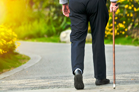 Buiten wandelen is gezond