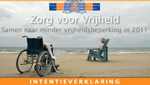 Intentieverklaring van Zorg voor Vrijheid campagne