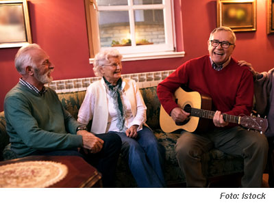 Gitaar groep zingen