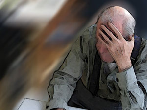 man in verzorgingshuis